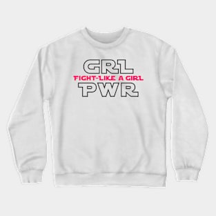 Cool Tees Girl Power Women's Geek Crewneck Sweatshirt